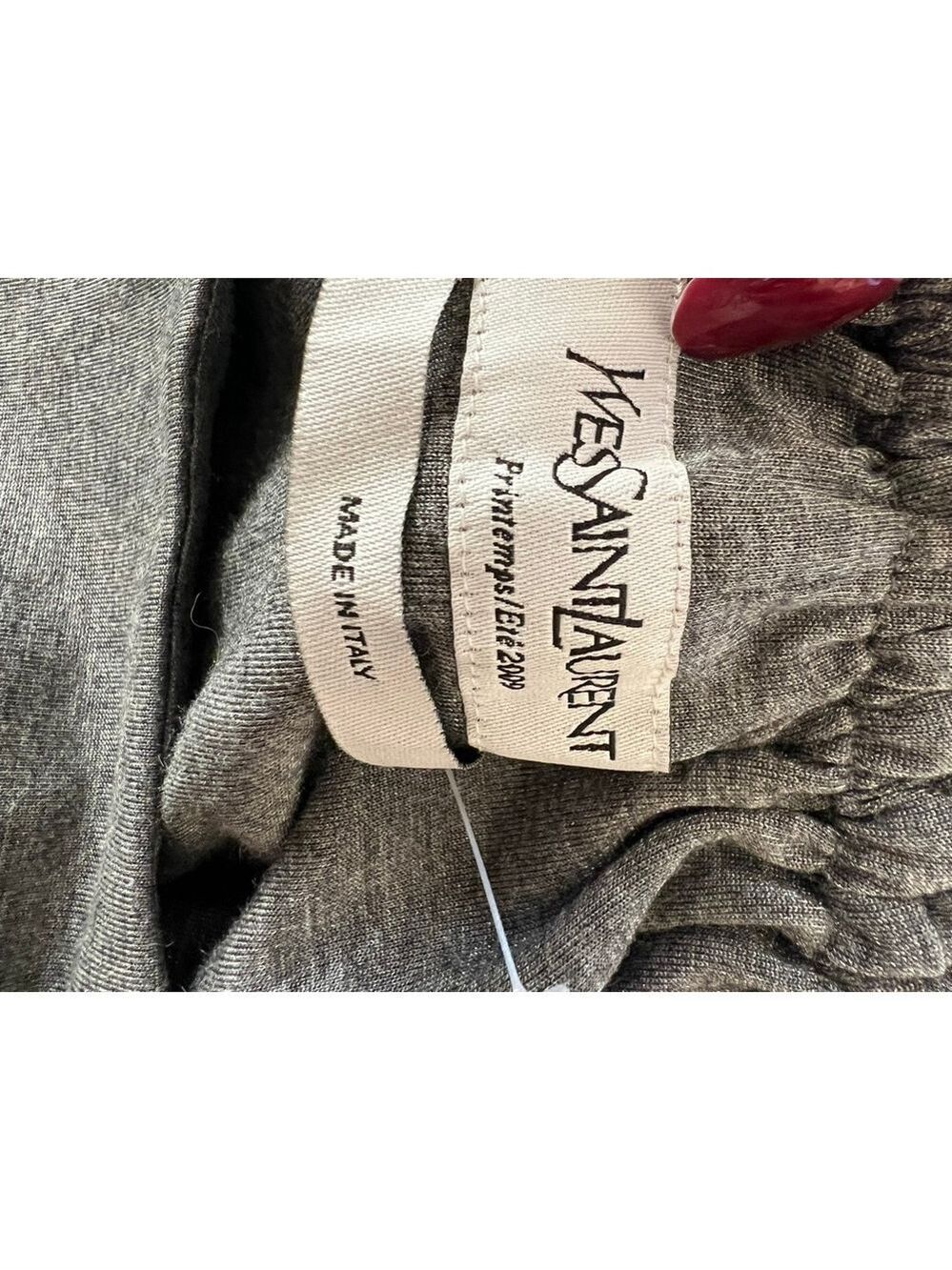 YSL Yves Saint Laurent Runway Silver Sleeveless Dress Size 6 - Picture 7 of 9
